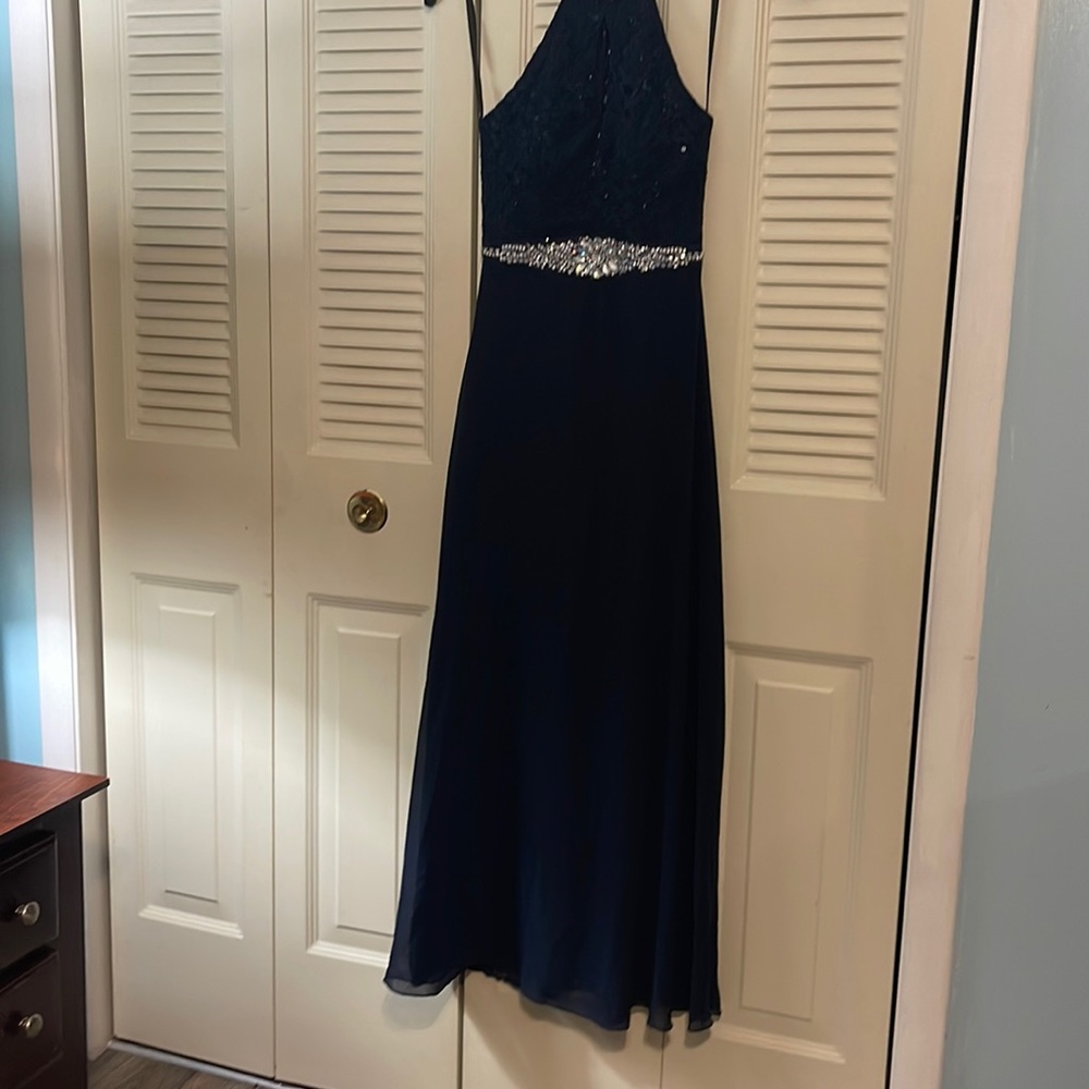 Blue navy long Dress